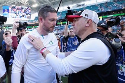 College Football Playoff Quarterfinal Capital One Orange Bowl CFP Oregon Ducks Texas Tech Red Raiders Hard Rock Stadium Miami Gardens, Florida